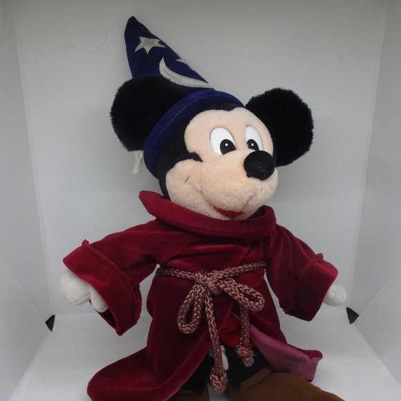 MICKEY MOUSE, The Disney Store 19" Apprentice SORCERER Fantasia Plush (NWT) - Picture 5 of 5